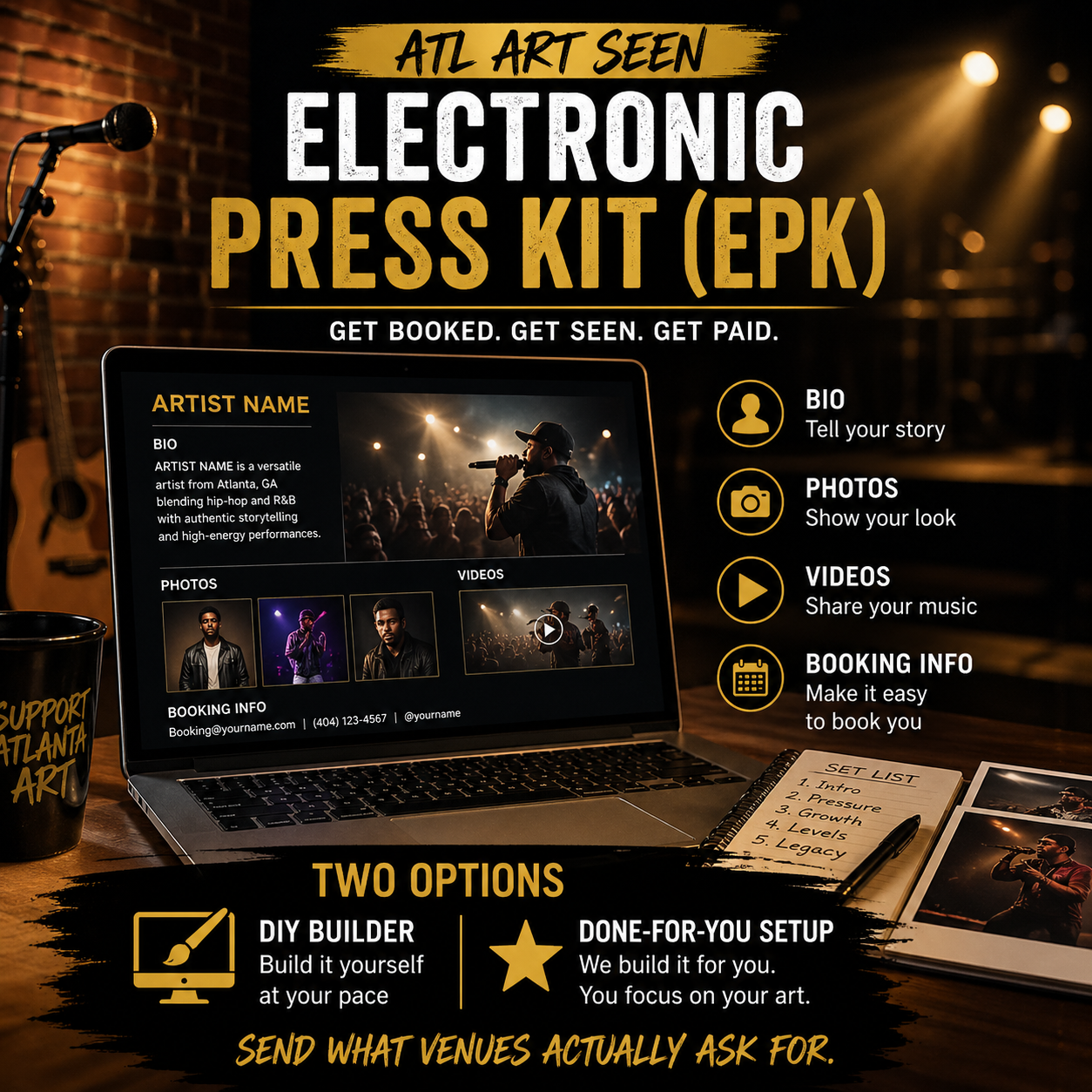 ATL ART SEEN Venue-Ready Artist Press Kit (EPK)