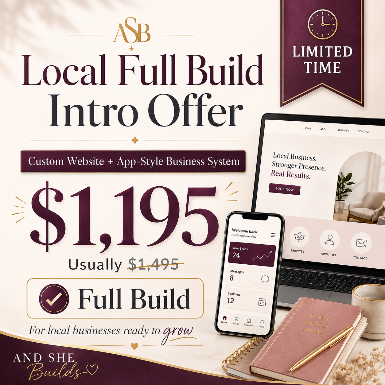 Local Full Build Intro Offer