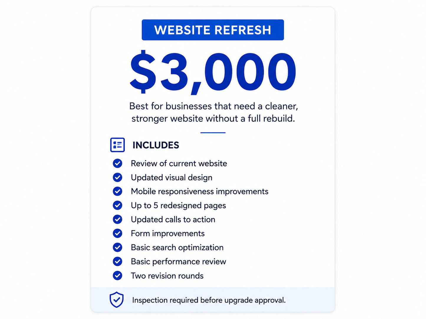 Business Website + App Upgrade