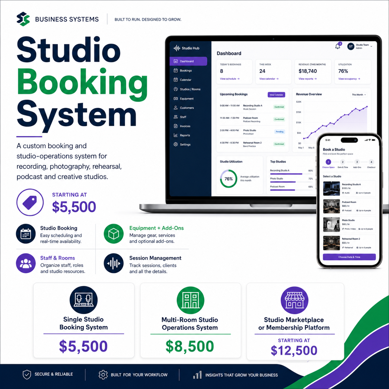 Studio Booking System