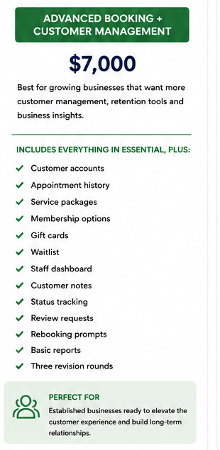 BOOKING AND SCHEDULING SYSTEM