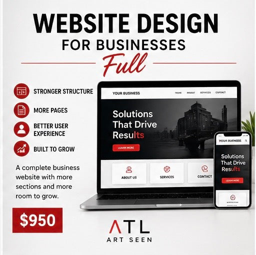 Website Design for Businesses — Full