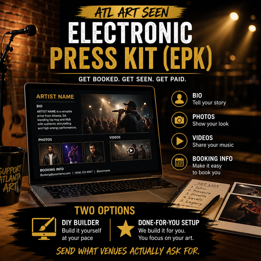 ATL ART SEEN Venue-Ready Artist Press Kit (EPK)