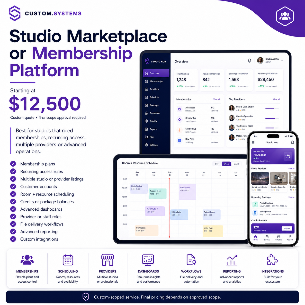 Studio Booking System