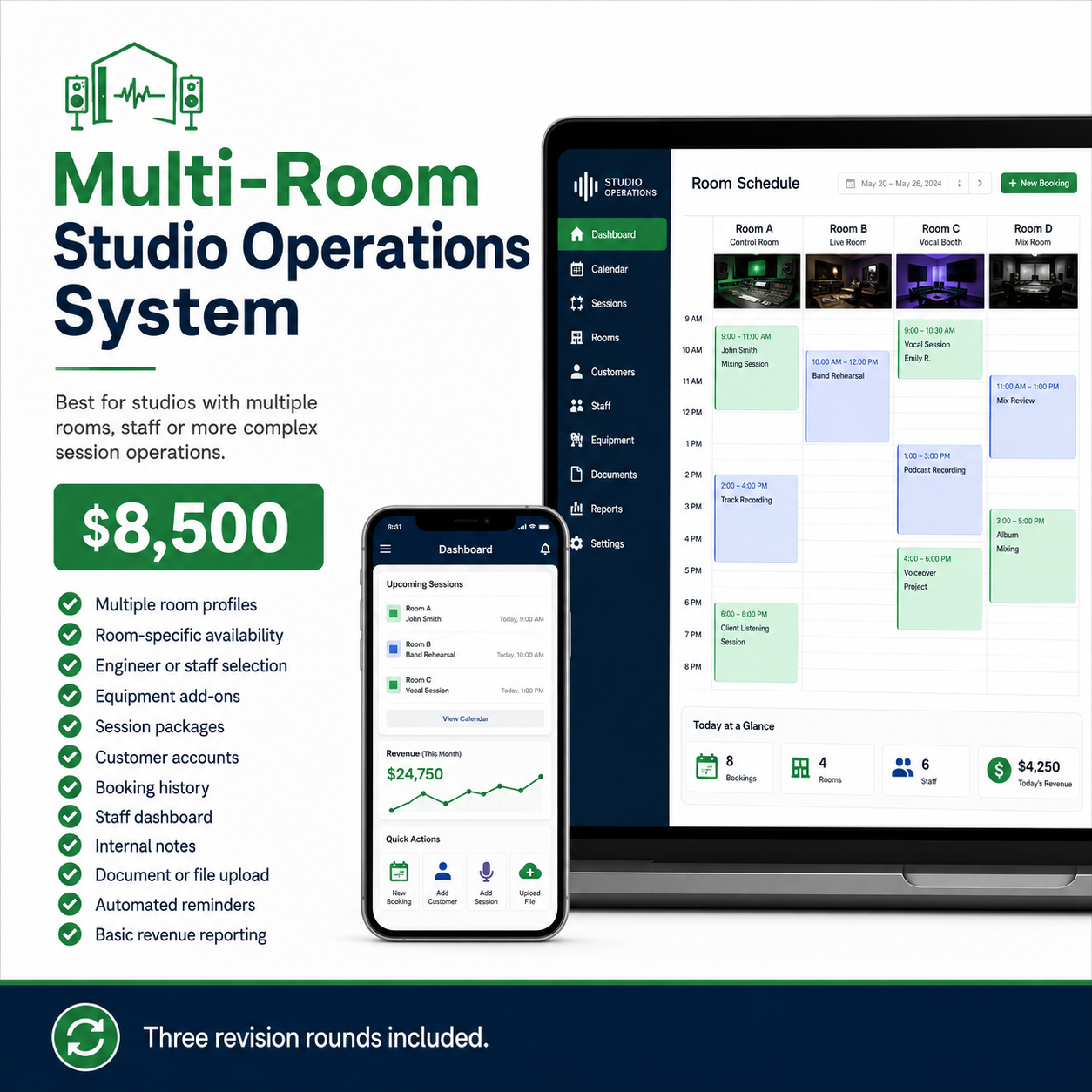 Studio Booking System