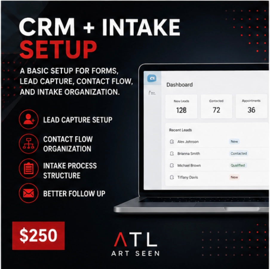 CRM + Intake Setup