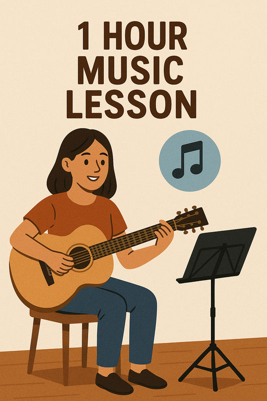 1 Hour Music Lesson (In-Person)