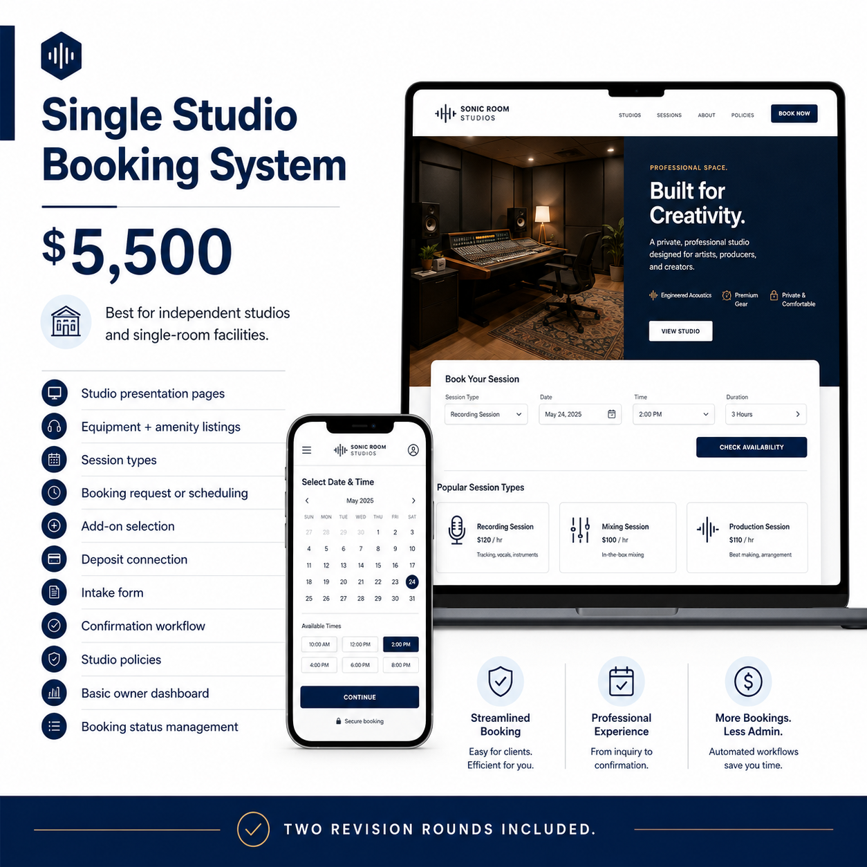 Studio Booking System
