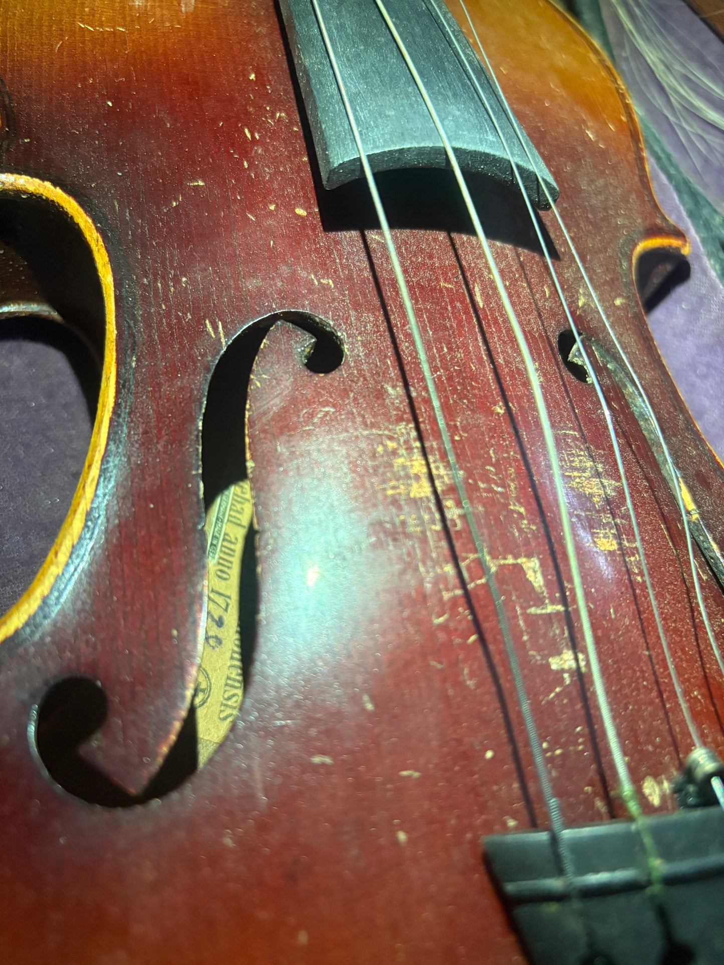 Two 19th Century German Stradivarius-Model Violins (Cremonensis Labels) – Restoration Set